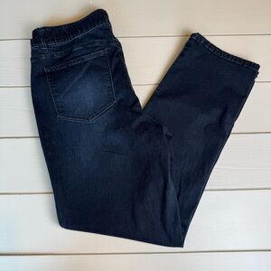 Westbound Slimming Straight Dark Blue Denim Jeans
